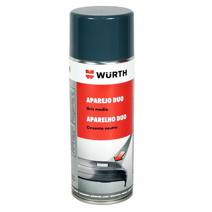 APAREJO DUO GRIS MEDIO WÜRTH, 400 ML