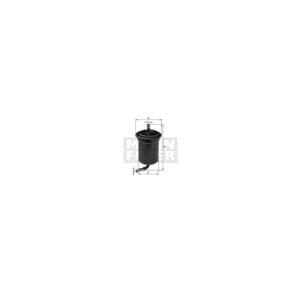 FILTRO DE COMBUSTIBLE MANN WK 614/42