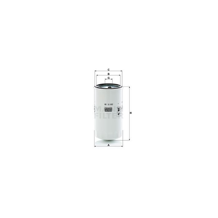 FILTRO DE ACEITE HIDRAULICO WD 10 002