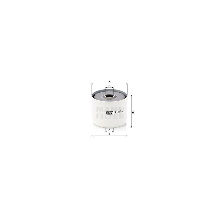 FILTRO DE COMBUSTIBLE MANN P 917/2X