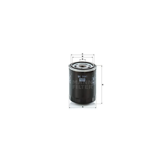 FILTRO DE COMBUSTIBLE MANN WK 7041