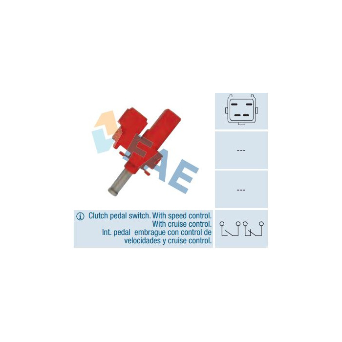 Interruptor pedal embrague FAE 24835