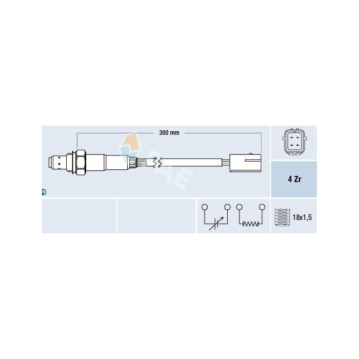 Sonda Lambda FAE 77215
