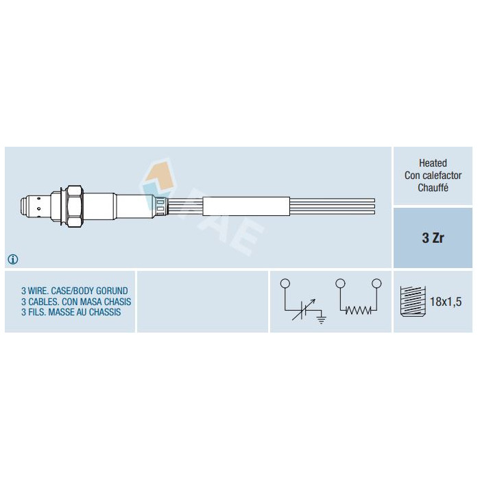 Sonda Lambda FAE 77003