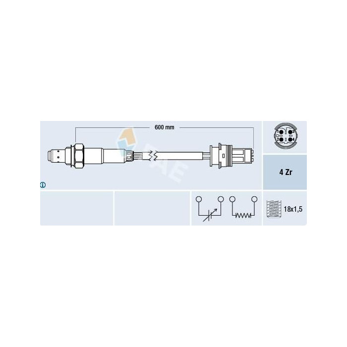 Sonda Lambda FAE 77338