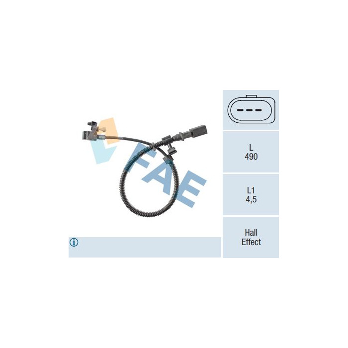 Sensor de cigüeñal FAE 79384