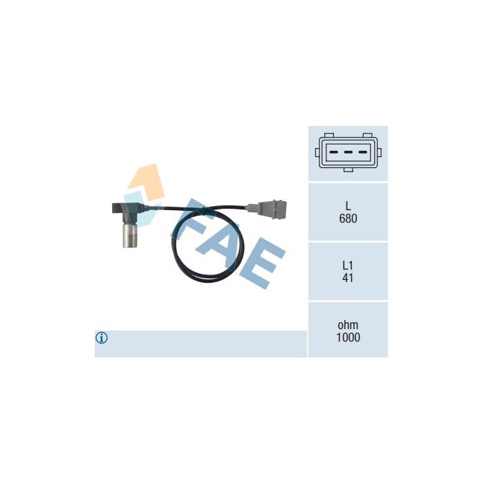 Sensor de cigüeñal FAE 79098