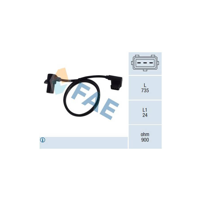 Sensor de cigüeñal FAE 79039