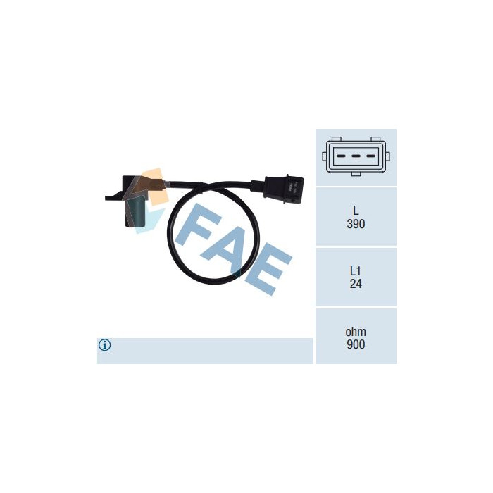 Sensor de cigüeñal FAE 79053