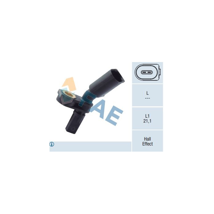 Sensor Velocidad Rueda - ABS FAE 78103