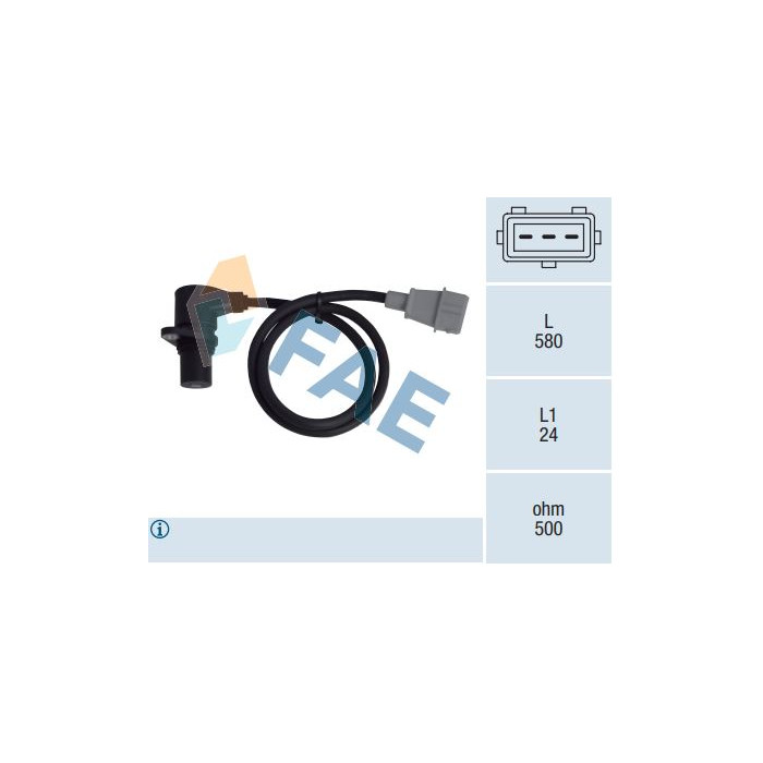 Sensor de cigüeñal FAE 79010