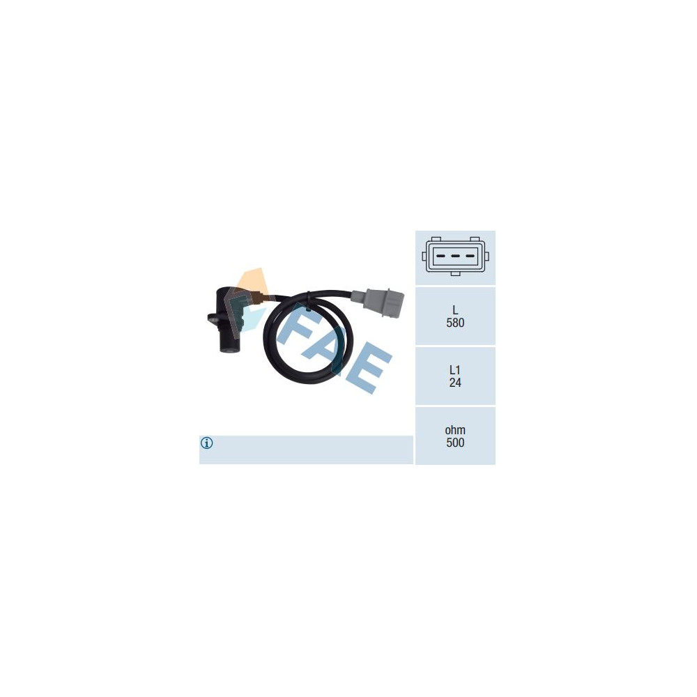 Sensor de cigüeñal FAE 79010