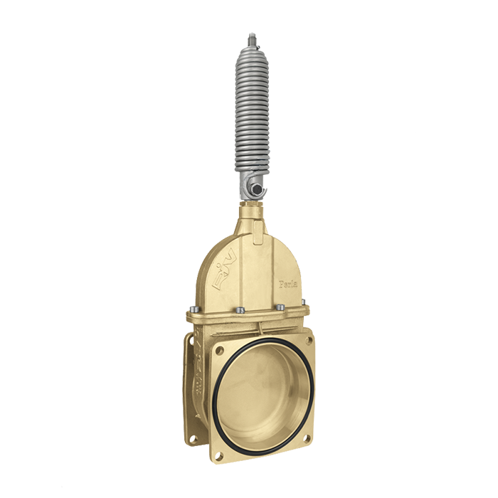 TAJADERA 2 BRIDAS SIMPLE EFECTO CON MUELLE 6" Ø 143 mm PERLA RIV 19
