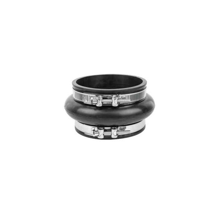 JUNTA ANTIVIBRACION CON ABRAZADERA150mm INOX RIV 196