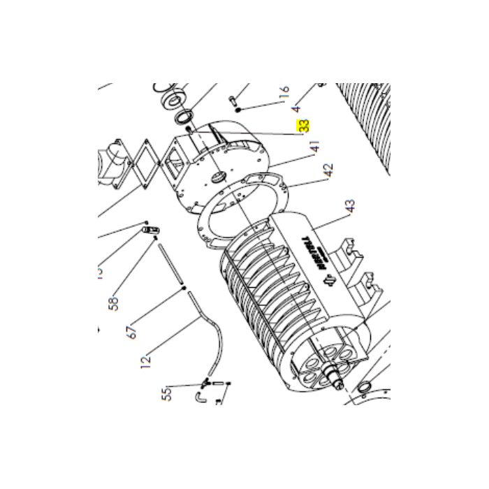 Engrasador depresor Hertell KD-3000 a KD-14000 (N.33)