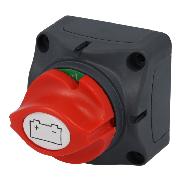 Desconectador 200A on/off con tapa, tuercas M10