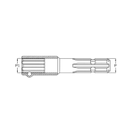 ADAPTADOR / ALARGADOR TOMA DE FUERZA 1-3/4" Z.6 (HEMBRA) A 1-3/8" Z.6 (MACHO)