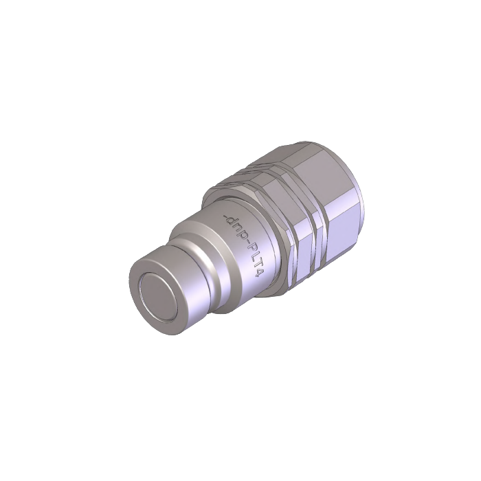 ENCHUFE MACHO PLANO 3/8