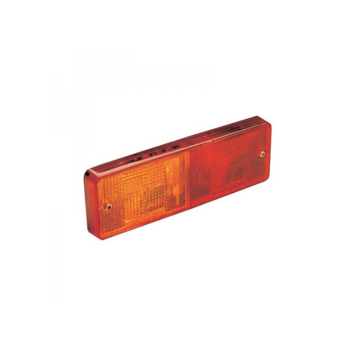 CRISTAL TULIPA TRASERA 177x57x16 mm Adaptable a MASSEY FERGUSON / CASE IH