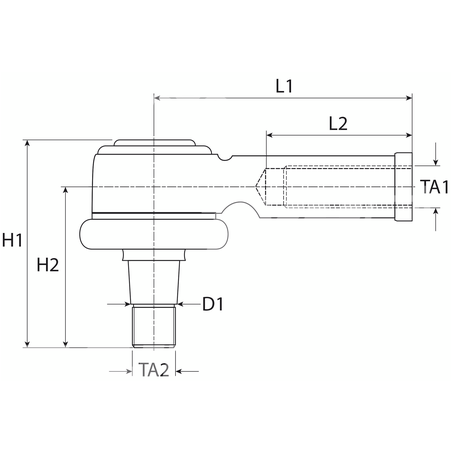 ROTULA DIRECCION HEMBRA ADAPTABLE A JOHN DEERE SERIES 6000